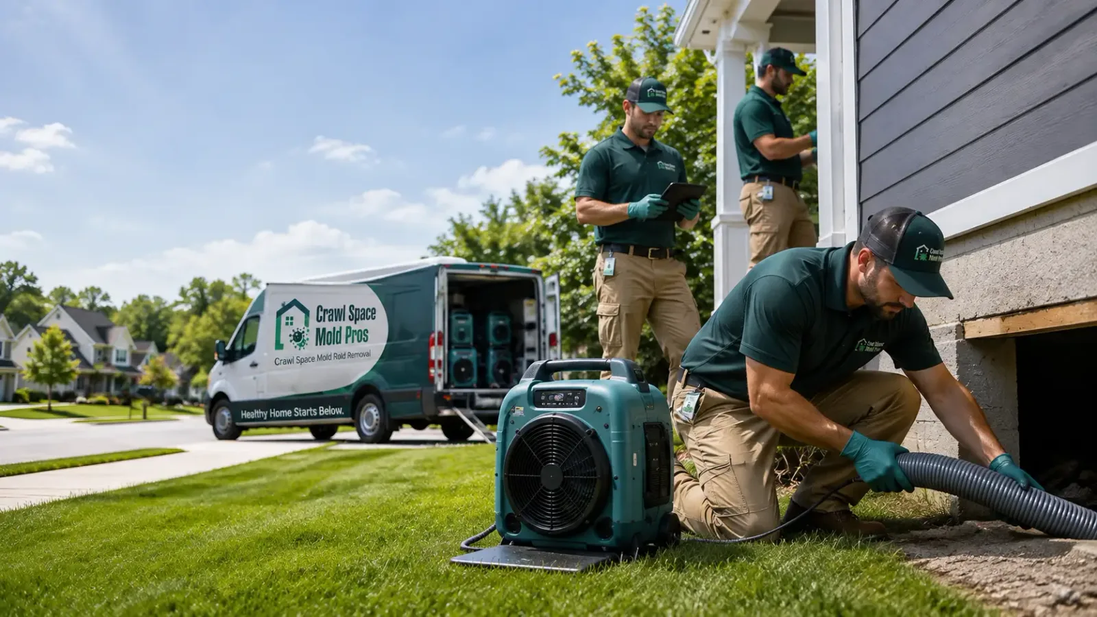 Crawl Space Mold Removal in Oconee, IL